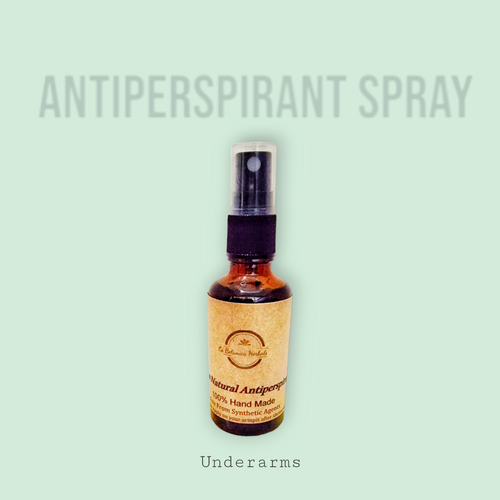 Natural Alum Antiperspirant Spray by La Botanica Herbals – aluminum-free deodorant

Close-up of La Botanica Herbals Natural Alum Spray bottle

Natural deodorant spray for sensitive underarms – La Botanica Herbals