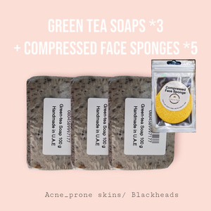 The Green-tea Soap ~100g * 3